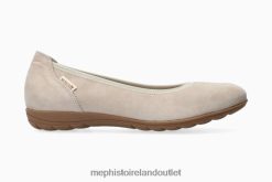 Flats EMILIE LIGHT TAUPE Mephisto Women 0T4D66