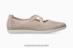 Flats KARLA PERF LIGHT TAUPE Mephisto Women 0T4D65