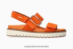 Sandals BELONA BURNT ORANGE Mephisto Women 0T4D2