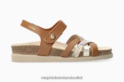 Sandals HALINKA CAMEL Mephisto Women 0T4D372