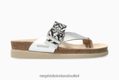 Sandals HEIKE TWIST SILVER Mephisto Women 0T4D375