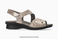 Sandals PHIBY PERF DARK TAUPE Mephisto Women 0T4D176