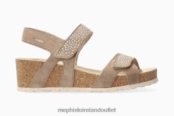 Sandals VIC SPARK LIGHT TAUPE Mephisto Women 0T4D201